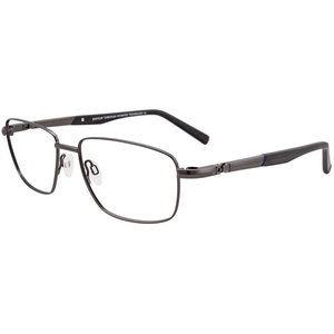 EASYCLIP EC411 Eyeglasses 020 Satin Gunmetal 55mm